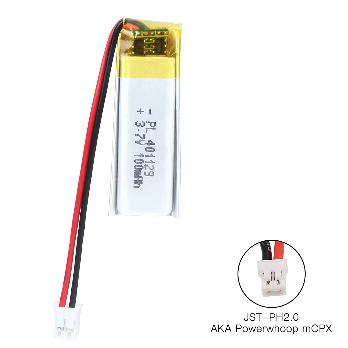 YDL 3.7V 100mAh 401129 Rechargeable Lithium Polymer Battery - Image 4