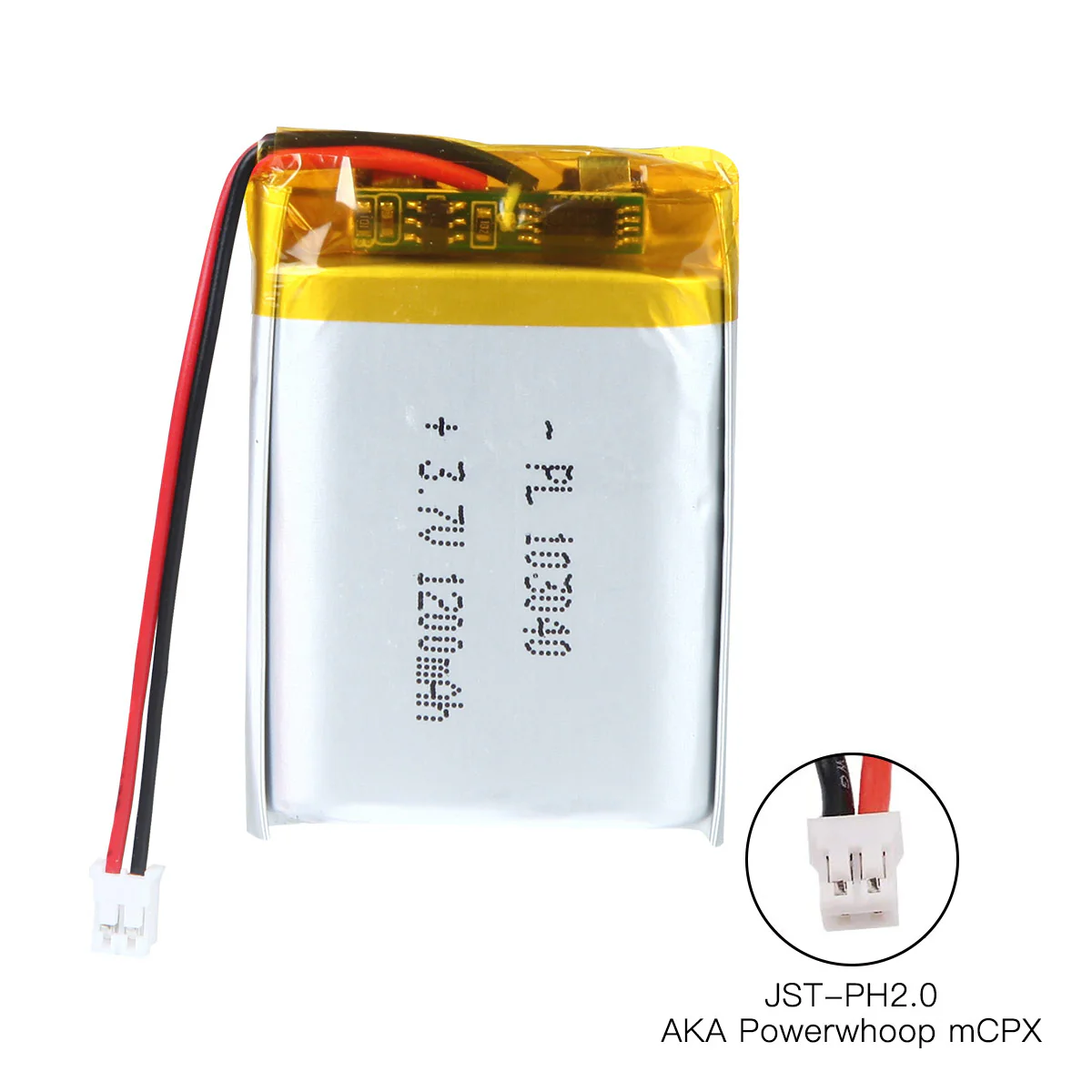 3.7V 1200mAh 103040 Rechargeable Lithium Polymer Battery - Image 4