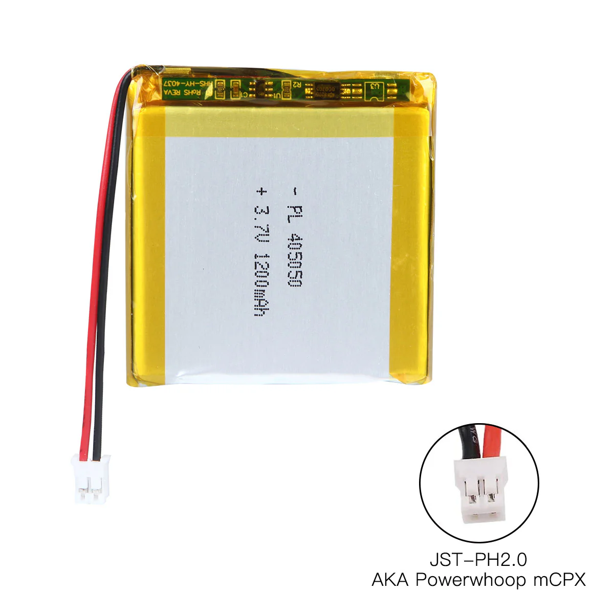 YDL 3.7V 1200mAh 405050 Rechargeable Lithium Polymer Battery Length 52mm - Image 5