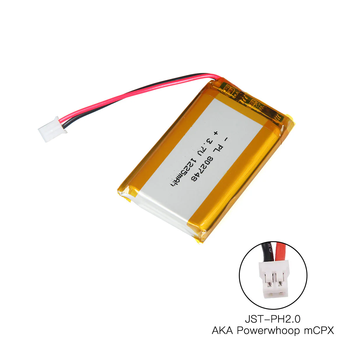 YDL 3.7V 1225mAh 802748 Rechargeable Lithium Polymer Battery Length 50mm - Image 4