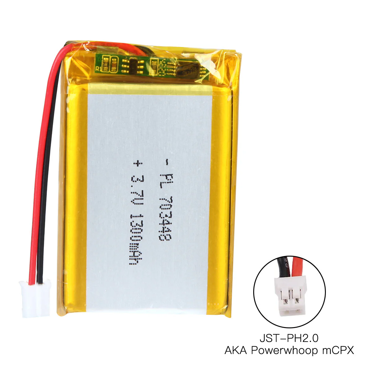 YDL 3.7V 1300mAh 703448 Rechargeable Lithium Polymer Battery - Image 4