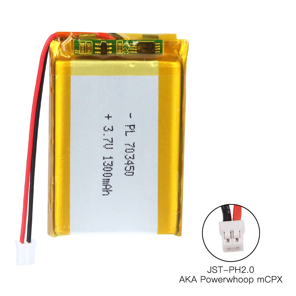 3.7V 1300mAh 703450 Rechargeable Lithium Polymer Battery - Image 4