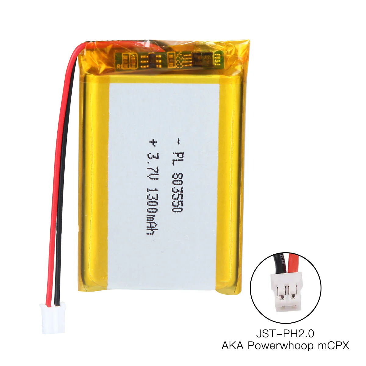 YDL 3.7V 1300mAh 803550 Lithium Polymer Battery Rechargeable Lithium Polymer ion Battery Pack - Image 4