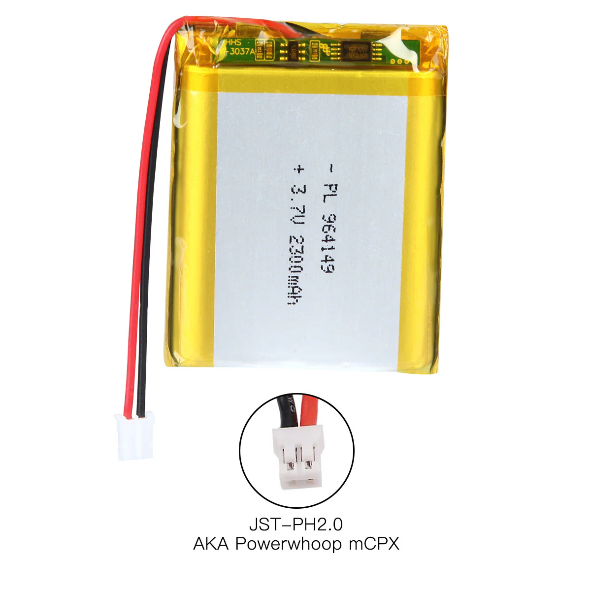 YDL 3.7V 2300mAh 964149 Rechargeable Lithium Polymer Battery Length 51mm - Image 6