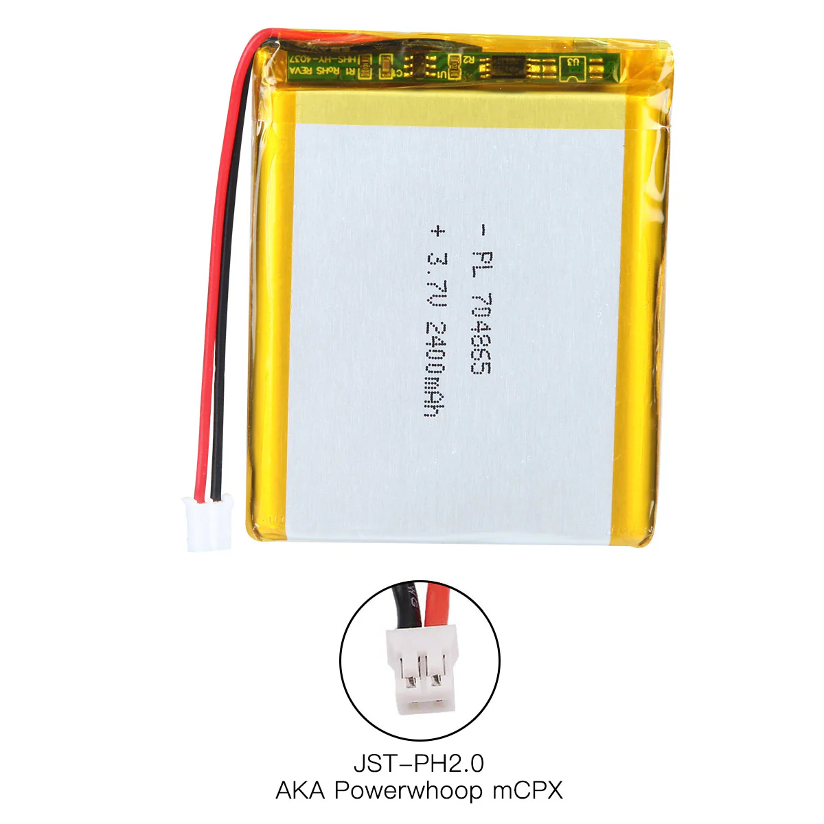 YDL 3.7V 2400mAh 704865 Rechargeable Lithium Polymer Battery - Image 6
