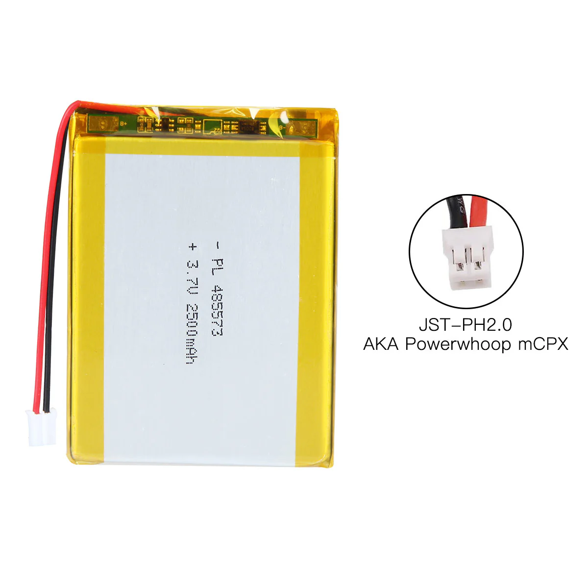 3.7V 2500mAh 485573 Rechargeable Lithium Polymer Battery - Image 6