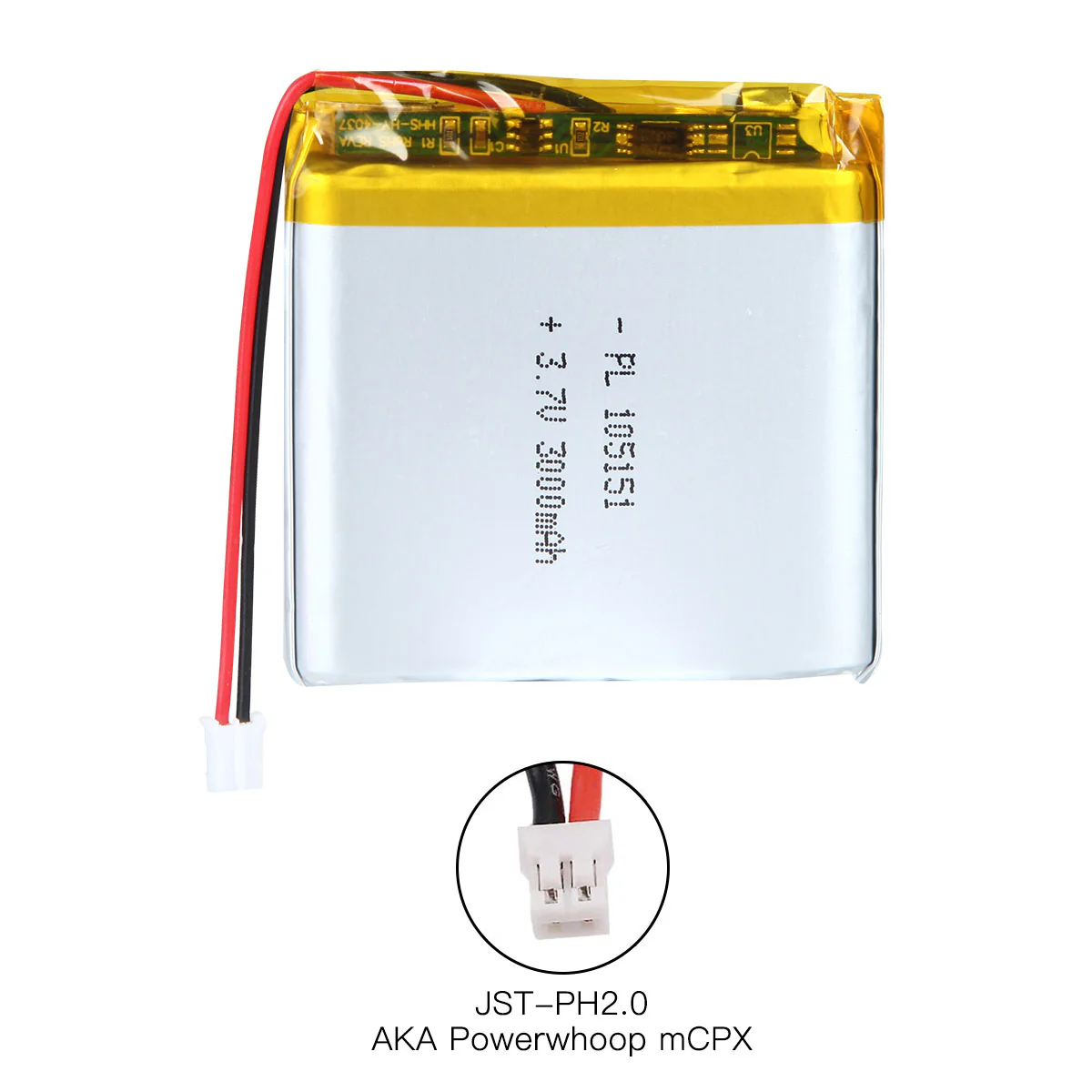 3.7V 3000mAh 105151 Rechargeable Lithium Polymer Battery - Image 6