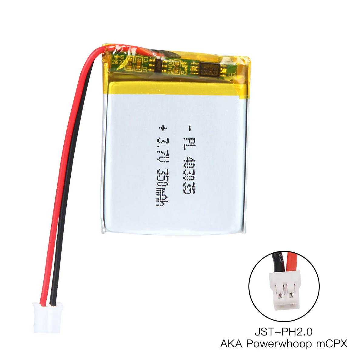 YDL 3.7V 350mAh 403035 Rechargeable Lithium Polymer Battery Length 37mm - Image 4
