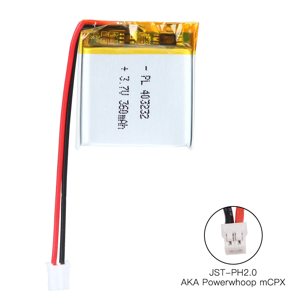YDL 3.7V 360mAh 403232 Rechargeable Lithium Polymer Battery Length 34mm - Image 4