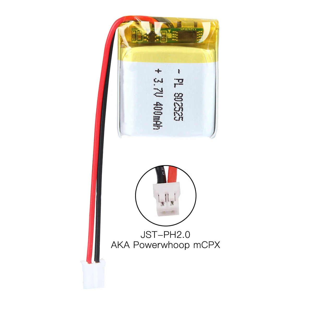 YDL 3.7V 400mAh 802525 Rechargeable Lithium Polymer Battery - Image 6
