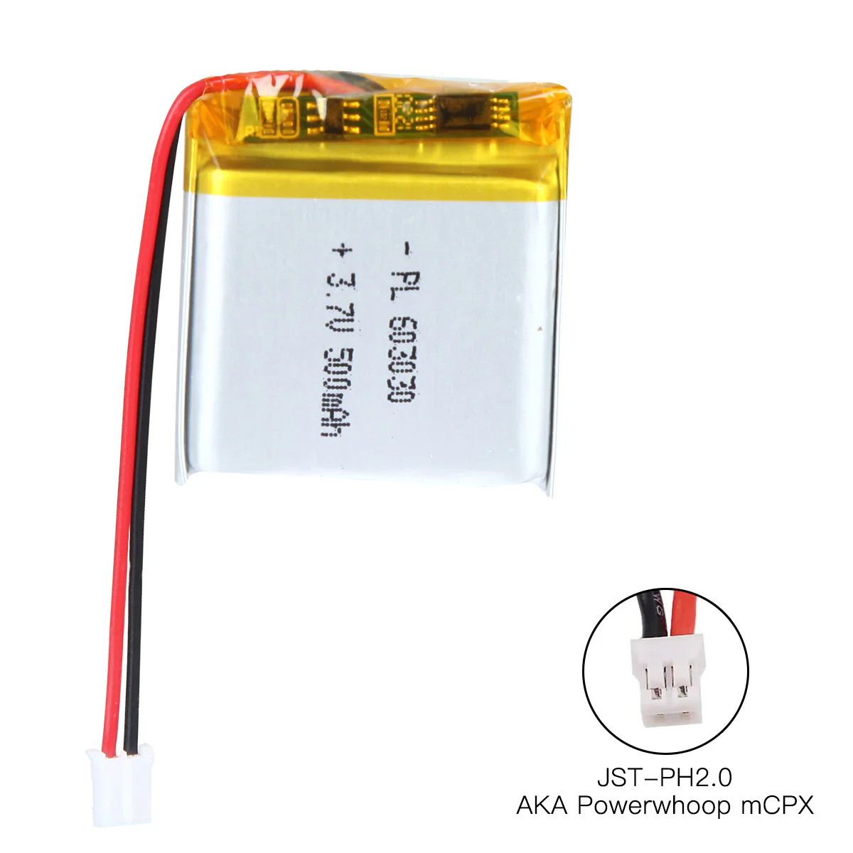 3.7V 500mAh 603030 Rechargeable Lithium Polymer Battery - Image 4